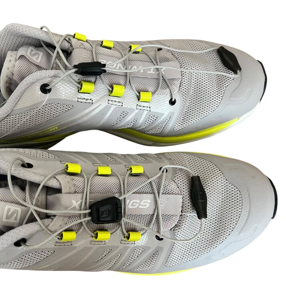 Salomon XT-Wings 2 Trail Running Shoes Yellow/Grey Sneakers Women Size 9 - Picture 8 of 12